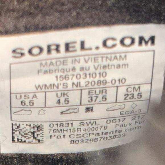 Sorel Women’s Tivoli II Suede Ski and Snow Boots Size 6.5 - Picture 8 of 9